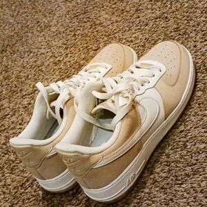 Cream white air force 1s